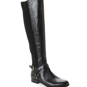 Franco Sarto black mast over the knee boots